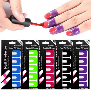Autocollants en U anti-débordement pour vernis à ongles, outils de peinture au spray pour colle à ongles, vente en gros - Product Image 1