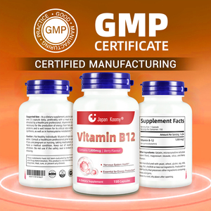 Capsules de Vitamine B12 de Haute Qualité 1000mcg Soutiennent la Santé Immunitaire des Adultes Complément Alimentaire de Vitamine B12 - Product Image 1