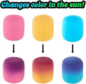 Schylling NeeDoh Mello <span class=keywords><strong>Mallo</strong></span> - Jouet sensoriel avec une pâte onctueuse et satisfaisante - Change de couleur au soleil (1 par paquet) - Product Image 4