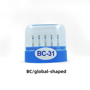 Fraises dentaires BR, pièces à main à grande vitesse, fraises à fissures, fraises rondes, fraises coniques inversées et têtes abrasives diamantées - Product Image 2