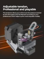 Extrudeur haute température Creality Sprite Pro 300c pour CR-10 Smart Pro, entraînement entièrement métallique, uniquement pour Ender-3 S1/S1 Pro/S1 Plus