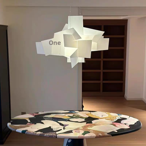 Lustre empilable moderne et épuré <span class=keywords><strong>Foscarini</strong></span> BigBang pour chambre et salon, en ABS et châssis métallique, LED 3000K, fabriqué en Chine continentale - Product Image 3