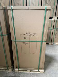Poêle à granulés <span class=keywords><strong>hydro</strong></span>électrique ZLGT3001A 27,5 kW, écologique, en acier noir, pour garage / sous-sol - Product Image 4