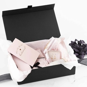 Customized High-Grade Wholesale Magnetic Wedding Gift Rigid Cardboard Boxes Glossy <b>Lamination</b> Sponge Lining Custom Shape - Product Image 6