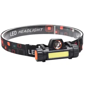 뜨거운! 광업 싼 XPE LED Headlamp 실행 충전식 COB 토치 손전등 헤드 램프