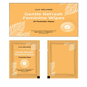 Lingettes pour femmes célibataires à faible quantité minimale de commande personnalisées Hygiène féminine Lingettes intimes Lingettes humides pour femmes enveloppées individuellement en <span class=keywords><strong>bambou</strong></span> biologique - Product Image 2