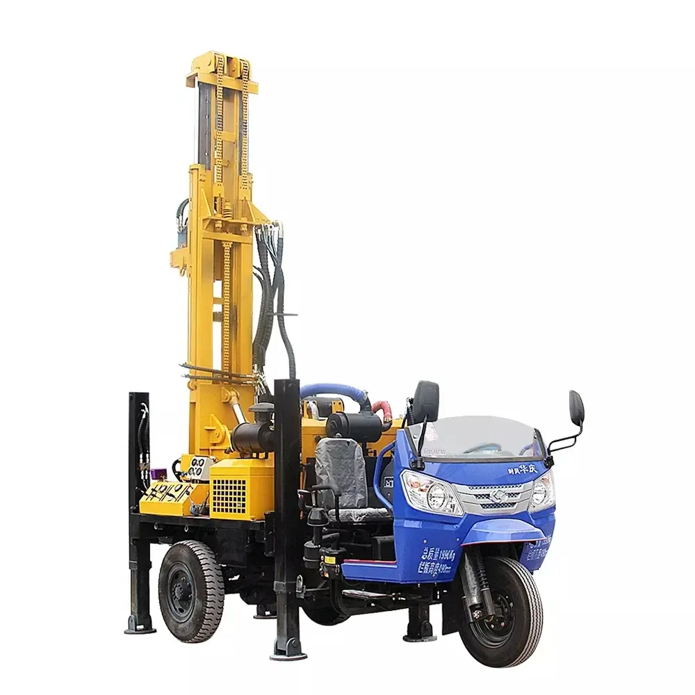 150meter ,80 meters, 100 meters New Portable Water Well Drilling Rig electric drilling rig machine for sale Depth Borehole 323m