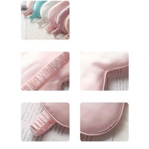 Hot Selling Wholesale Silk Mask for Hotel Business Promo <b>Gift</b> Travel Sleeping Eye Masks With Logo Printed Custom Eyemask - Product Image 4
