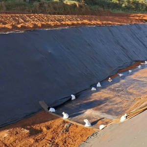 Milieubeschermingstechniek Van Residuen Vijver Bodembekleding Geomembraan Voor Anti-Kwel En Waterdicht Geomembraan - Product Image 5