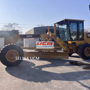 Niveleuse Caterpillar CAT140K d'occasion, capacité de 14 tonnes, bon moteur et lames, modèle CAT140G CAT140H, niveleuse à moteur à vendre - Product Image 1
