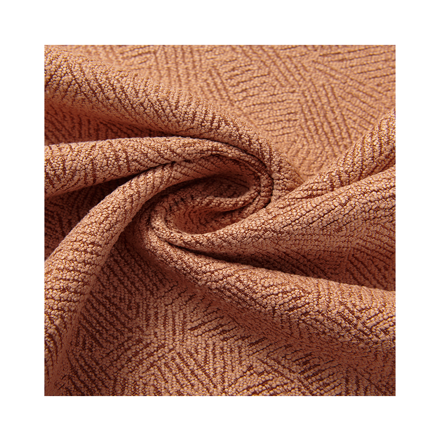 Factory Supply 100% Polyester Eco-Friendly Yarn Dyed Knitted Stripe Pattern Durable Jacquard Curtain Fabric Roll