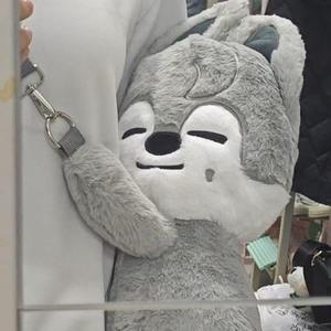 Sac à dos miniature en peluche en forme d'animal super léger Kpop STRAY KIDS Lee <span class=keywords><strong>Yong</strong></span>-bok <span class=keywords><strong>Bang</strong></span> Chan Hwang Hyun-chul SKZOO - Product Image 5