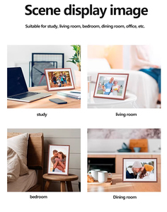 Cadre <span class=keywords><strong>photo</strong></span> numérique WiFi 10,1 pouces, écran tactile IPS 1280 * 800, partage de photos et de vidéos à distance via application - Product Image 6