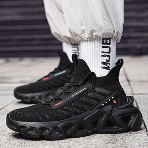 OEM Custom Blade Sole <b>Men's</b> <b>Breathable</b> Casual Running Sneakers Comfort Walking <b>Trainers</b>-Wholesale Fitness Walking Shoes - Product Image 3