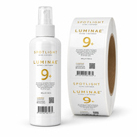 Étiquettes personnalisées en vinyle imperméable pour flacons cosmétiques, pour l'emballage des soins de la peau, pour les commandes OEM en gros
