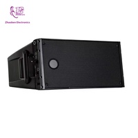 Sistem Speaker Line Array Aktif HDL 10A Dual 8-inci, Loudspeaker Audio Profesional untuk DJ dan Penguatan Suara
