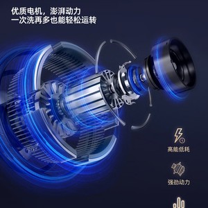 AUX <b>Top</b>-<b>Load</b> Washer 560x578x935mm Fully Automatic High Efficiency Spin Drying One Button Operation - Product Image 5