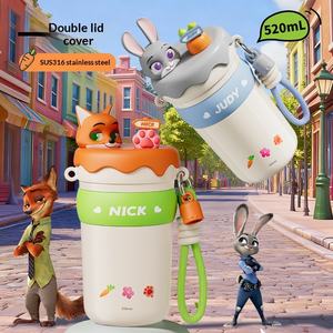 Vaso Térmico al Vacío, Taza de Regalo para Estudiantes, Taza Infantil de Dibujos Animados de Doble Bebida para Mujer de Alta Gama - Product Image 2