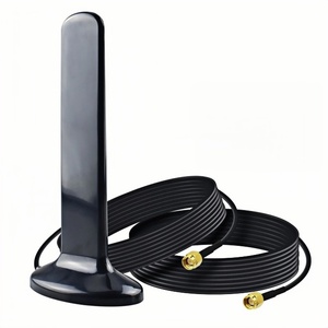 <span class=keywords><strong>Antena</strong></span> Externa MIMO Omnidireccional de Largo Alcance con Base Magnética de 12dBi para 4G 5G LTE de 600-6000MHz con Doble Conector SMA Macho - Product Image 1