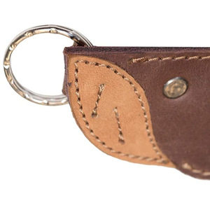 Personalized <b>leather</b> <b>keychain</b>, retro trendy whale pendant, bag and car <b>keychain</b>, logo printing available. - Product Image 5