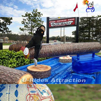 Vente chaude 2025 : Jeu interactif pour adultes Ieluxe, taureau mécanique gonflable, jouets de rodéo pour parc d'attractions, attractions U-Rides
