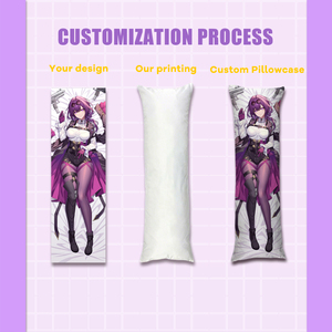 Housse d'Oreiller Corporel de Waifu Séduisante – Dakimakura <span class=keywords><strong>Otaku</strong></span> Personnalisé, Longue Housse d'Oreiller Animé, Design Personnalisable 2 VOIES - Product Image 2