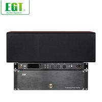 Sistema de Cine en Casa 5.1 con Altavoz Principal de 8 Pulgadas, 120W/480W de Potencia y Construcción en Madera, Superventas