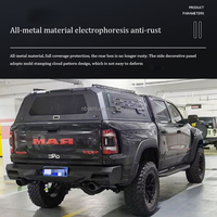 Protection contre la corrosion en acier au manganèse en alliage d'aluminium haut couvercle auvent pick-up pour Dodge RAM 1500 Longhorn pièces de Modification