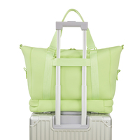 Sac de sport et de voyage en néoprène imperméable à double compartiment, avec fermeture éclair, pour tapis de yoga, séparation sec/humide, idéal pour le sport, les activités de plein air et l'entraînement en salle de sport