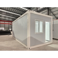 Maison préfabriquée pliable à 2 chambres en conteneur, avec système de surveillance énergétique et design respirant, idéale pour l'hôtellerie