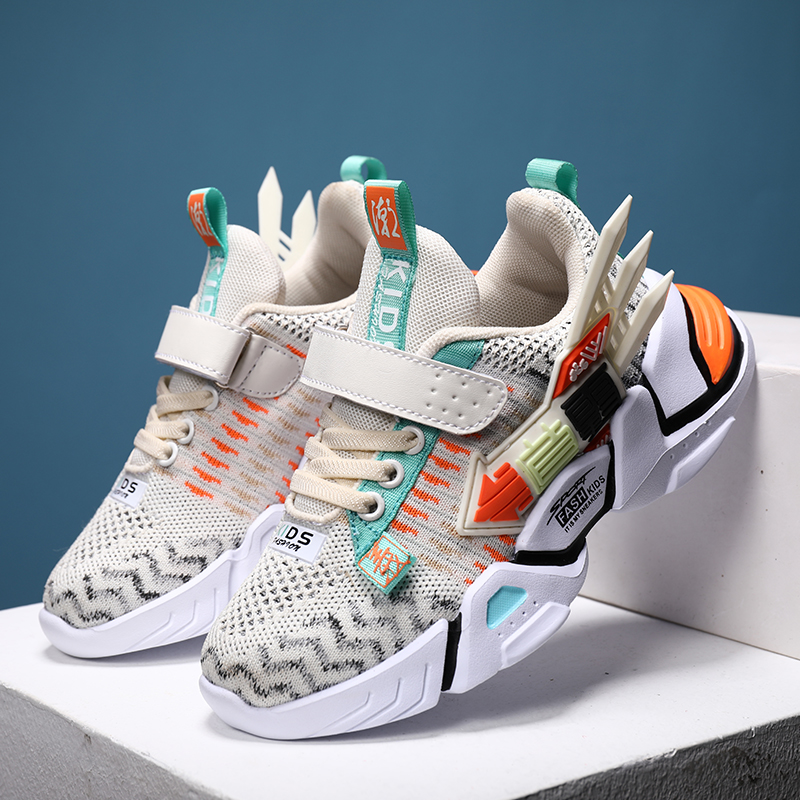 2020 Новая Осенняя модная детская одежда спортивная обувь в школьном стиле; Дышащие легкие юбка-сетка для девочек свободная повседневная детская обувь для мальчиков спортивная обувь