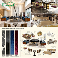 Ensemble de canapés de luxe italiens en bois de burl, inspiré du Kintsugi, mobilier de salon avec incrustations dorées brillantes pour projet de villa de luxe
