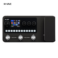 Processeur d'effets M VAVE, processeur d'effets multifonction pour guitare et basse avec effets de machine à rythmes et boucles audio