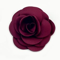 Bunga Mawar Kamelia Buatan Tangan 8.5cm untuk DIY Corsage, Hiasan Samping, Gaya Jepang Korea, Aksesoris Kain Empat Lapis