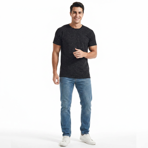 Camiseta con Logotipo Personalizado Serigrafiado, Camiseta de Alta Calidad 100% Algodón, Unisex, Estilo Urbano, Talla Grande para Hombre - Product Image 1