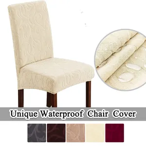 High Quality Jacquard Chair Cover Dust Proof And Waterproof Dining Chair Cover