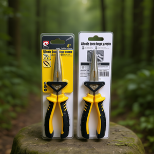 Pince à bec effilé Erpsl de 8 pouces, nickelée, pour travaux de précision - Product Image 3