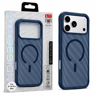 Coque de téléphone magnétique à motif ondulé pour iPhone 17 18, étuis pour téléphones portables en gros, anti-jaunissement, antichoc