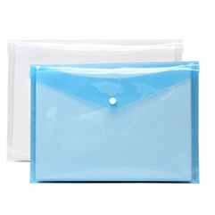 Bolsa de Plástico Transparente para Documentos, Tamaño A4, con Cierre de Botón, Fabricada en China - Product Image 6