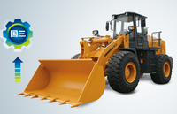 LONKING CDM855N Front Loader Backhoe Loader Gearbox Penggunaan Lama Ekonomis Cakar Penjepit Kayu Berat 5 Ton Wheel Loader
