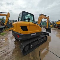 Precio de Fábrica, Miniexcavadora de 6 Toneladas XE60GA con Cucharón de 0.23CBM, Motor Importado de 35.9kW, Componentes Hidráulicos