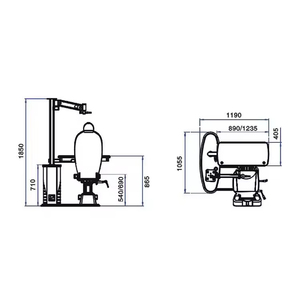 Unité de table d'optométrie ergonomique européenne avec chaise de réfraction ophtalmique, table coulissante en métal et conception stable - Product Image 6