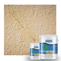 Revêtement liquide époxy pour le bâtiment émulsion de mastic élastique mur extérieur intérieur plafond résistant aux fissures pour revêtement plastique béton