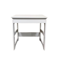 Table d'étude en bois de style simple pour enfants avec espace de rangement
