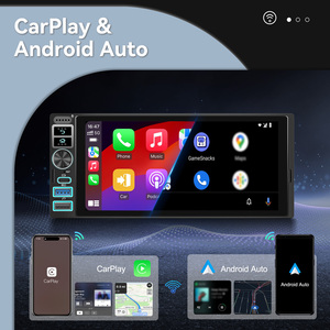 วิทยุติดรถยนต์ Podofo จอเดี่ยว 6.9 นิ้ว ระบบแอนดรอยด์ 2+64G 1 Din รองรับ Wireless Carplay/Android Auto พร้อม GPS และพอร์ตชาร์จ USB Type-C - Product Image 2