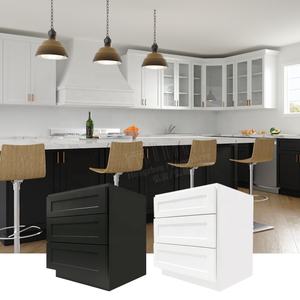 خزانة أدراج خشبية DB12-DB36 |   أثاث مطبخ على الطراز الأمريكي للشقق |   خزائن مطبخ متوفرة في المخزون - Product Image 1