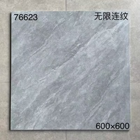 Carreaux de sol et de mur en céramique modernes 600x600mm, épaisseur 9mm, finition mate, antidérapants, résistants à l'usure, imitation pierre, pour usage hôtelier, garantie 3 ans