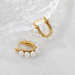 Pendientes de Acero Inoxidable Estilo Francés, Exquisitos y Compactos, con Diseño Elegante y Apariencia Encantadora, Más Vendidos. - Product Image 5