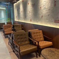 Meilleur prix canapé en bois massif chaise longue café restaurant chaise longue ou utilisation dans le salon canapé simple