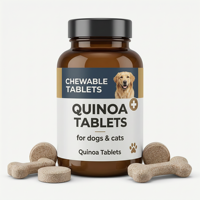 Comprimés de Quinoa Bio Riches en Protéines Sans Gluten à Base de Plantes Complément Alimentaire Complet pour le Bien-être Diététique Quotidien